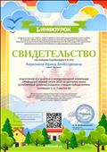 Свидетельство о подготовке победителей международной олимпиады "Инфоурок" зимний сезон 2019 по русскому языку (углубленный уровень) Свидетельство о подготовке победителей международной олимпиады "Инфоурок" зимний сезон 2019 по русскому языку (углубленный уровень)