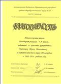 Благодарность за активное участие в акции "Милосердие" Благодарность за активное участие в акции "Милосердие"
